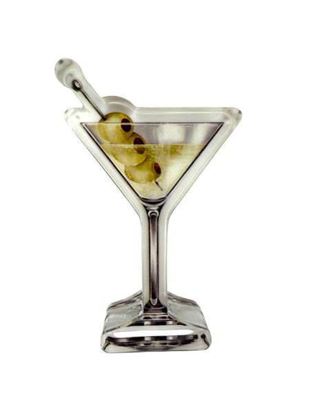 Acrylic Napkin Weight - Martini
