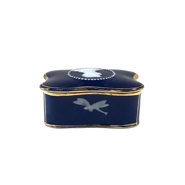Vintage Limoges Porcelain Lidded Trinket Box
