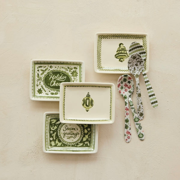 Holiday Stoneware Dish