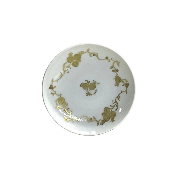 Vintage Rosenthal White & Gold Round Pin Dish