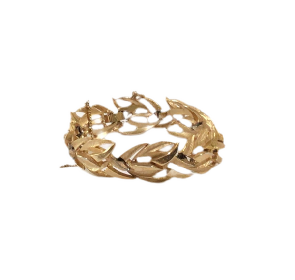 Vintage Trafari Gold Bracelet