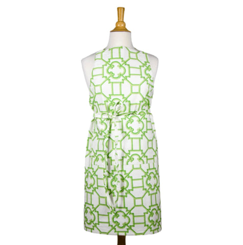 Garden Trellis Green Apron by Caspari