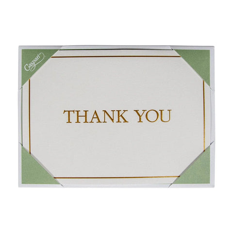 Thank You Notes - Gold Embossed