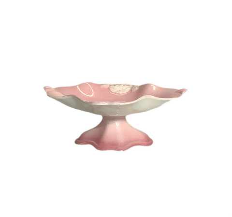 Vintage Pink Footed Dish Royal Winton England