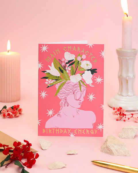 Main Character Birthday Card