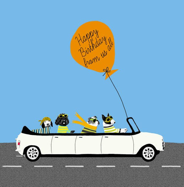 From all of us Birthday Card