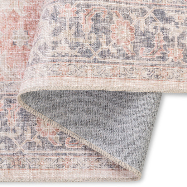 Flaire Vintage Style Washed Rug - Peach