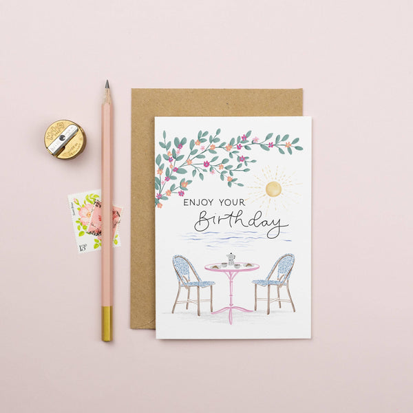 Enjoy Your Birthday Card | Birthday Card for Female | Summer
