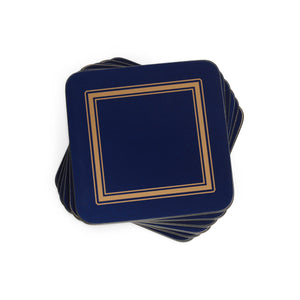 Pimpernel Classic Midnight Blue Coasters Set of 6