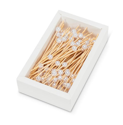 Pearl Look Ball Picks. 100 Pieces