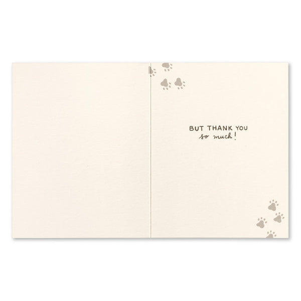 This May Be A Little Much Card