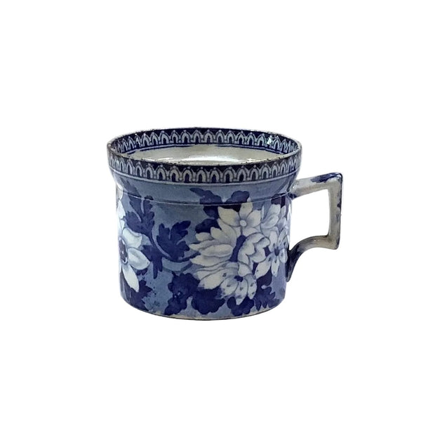 Vintage Blue & White Floral Demi-Tasse Cup