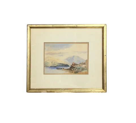Vintage Scenic Watercolour Print