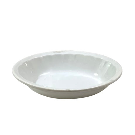 Vintage Medium White Oval Ironstone Open Serving Dish