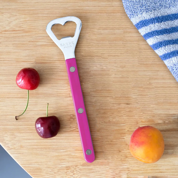 Sabre Paris Bistrot Bottle Opener - Raspberry