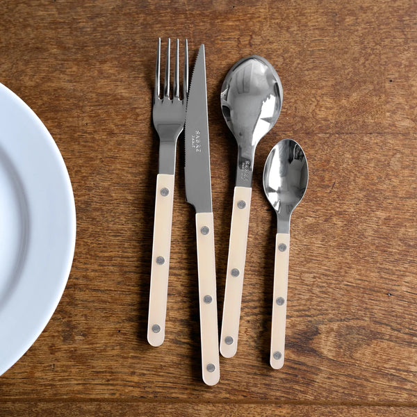 Sabre Paris Bistrot Pearly 5 Piece Place Setting - Pearl (Brilliant Finish)