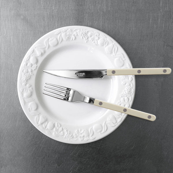 Sabre Paris Bistrot 5 Piece Place Setting - Light Khaki (Brilliant Finish)