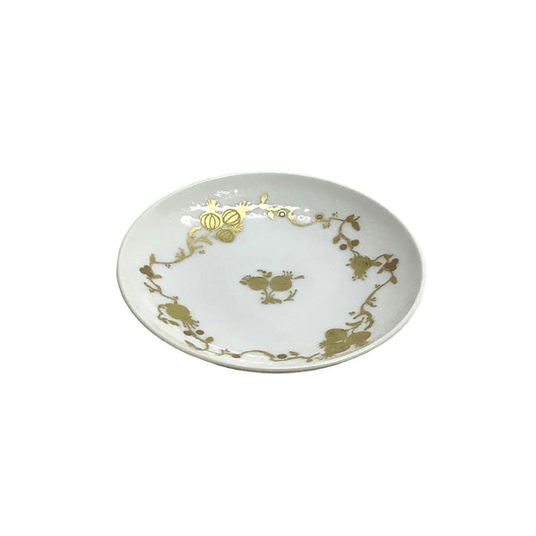 Vintage Rosenthal White & Gold Round Pin Dish