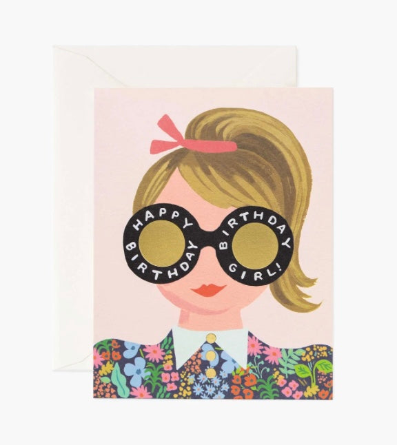 Meadow Birthday Girl Card
