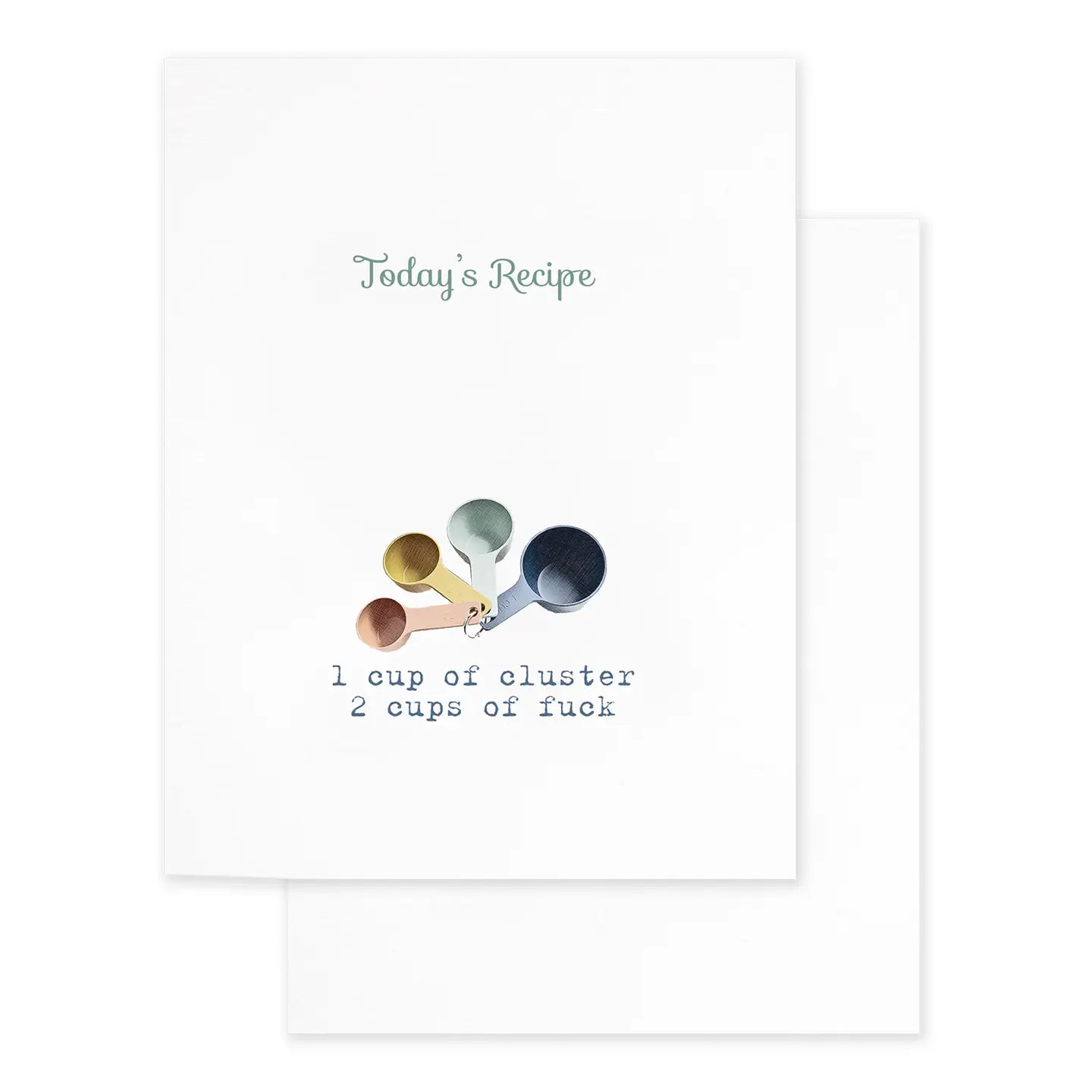 Cluster Fuck Greeting Card