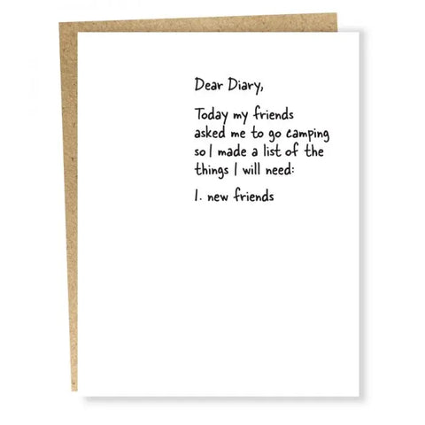 New Friends Card
