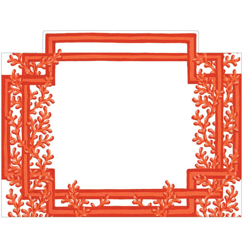 Coral & Trellis Die-Cut Place Cards