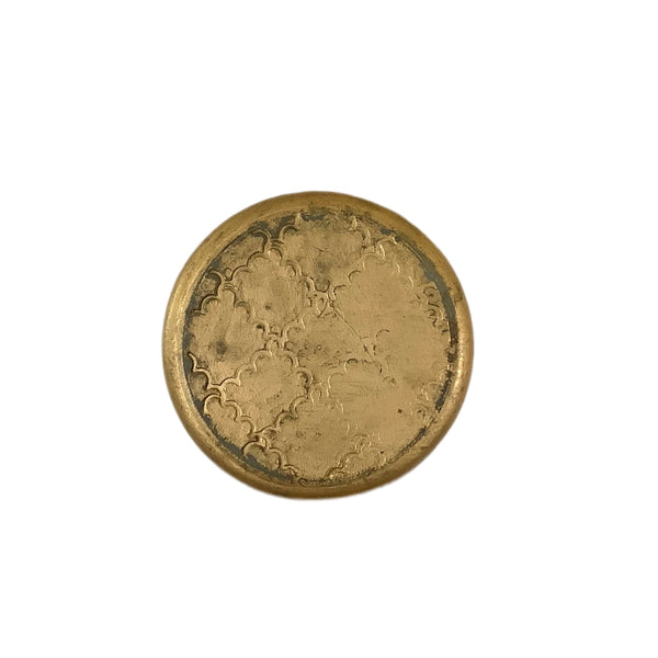 Vintage Florentine Coaster - Turquoise