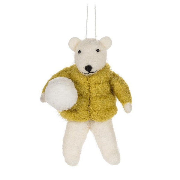 Puffy Coat Animal Ornament
