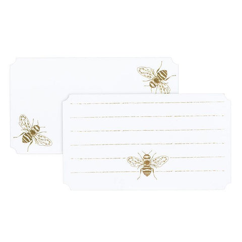 Bee Mini Note Cards. 50 Pieces