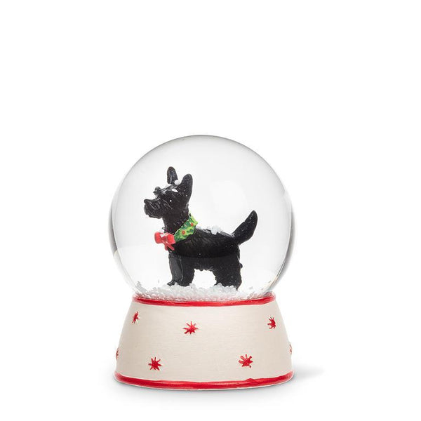 Small Scottie Dog Snow Globe