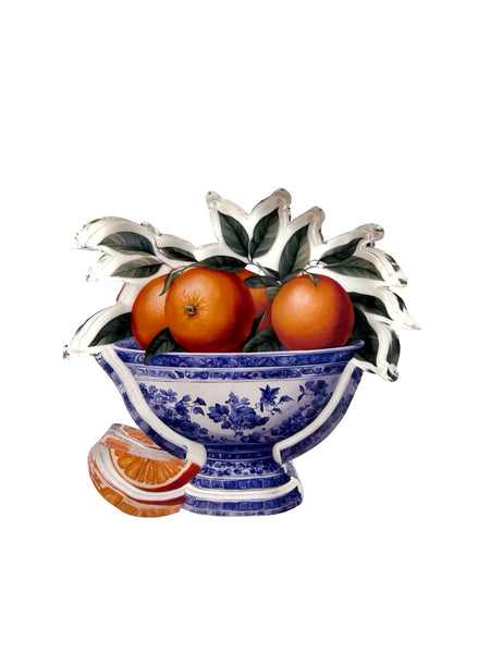 Acrylic Napkin Weight - Mandarin