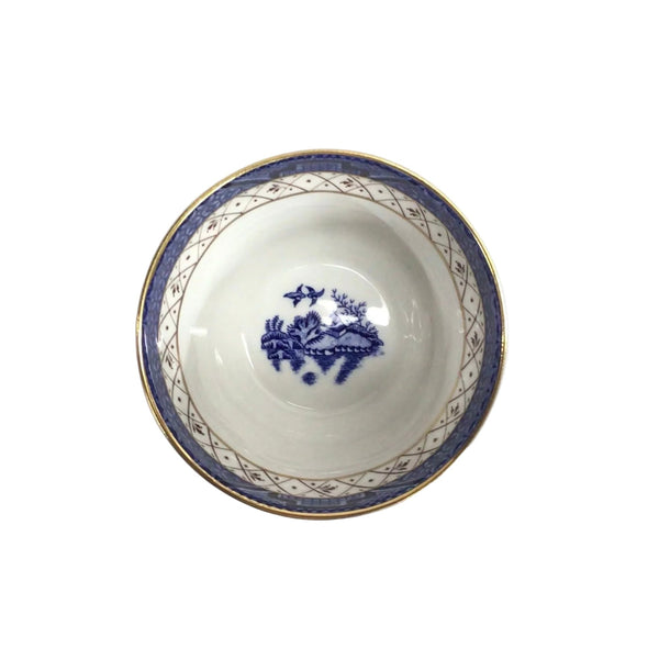 Vintage "Real Old Willow" Booths England Bowl & Plate Set