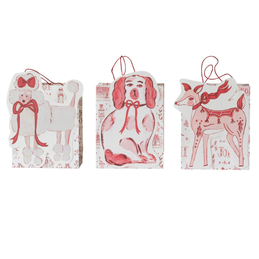 Pink Dog Handmade Holiday Gift Bag