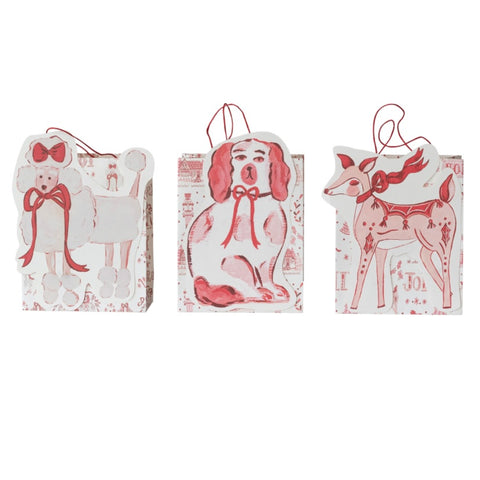 Pink Dog Handmade Holiday Gift Bag