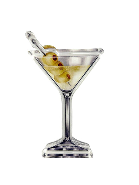 Acrylic Napkin Weight - Martini