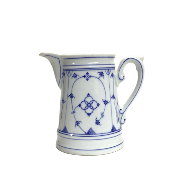 Vintage Blue & White Pitcher