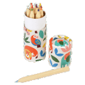 Tube of Colouring Pencils  (Set of 12) - Wild Wonders