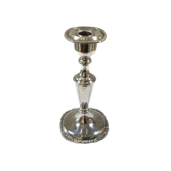 Vintage Silver-Plated Candlesticks Pair