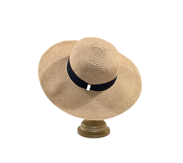 Sun Hat with Black Band
