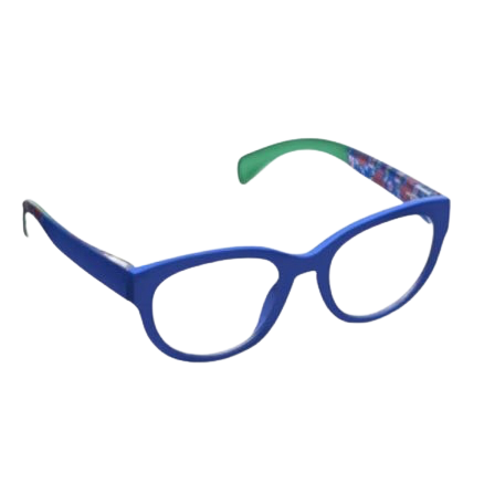Bee - Blue/Floral Readers by Peepers