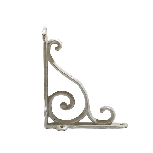 Scroll White Iron Bracket