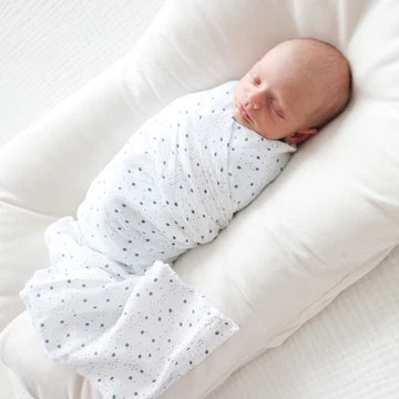 Cotton Muslin Swaddle Blanket - Stars