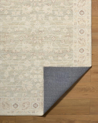 Asha Machine Woven Rug - Sage