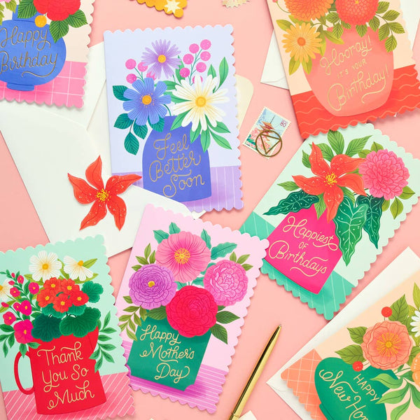 Thank You So Much Flower Card
