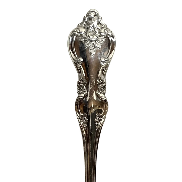 Vintage Silver "Orleans" Scalloped Serving Spoon