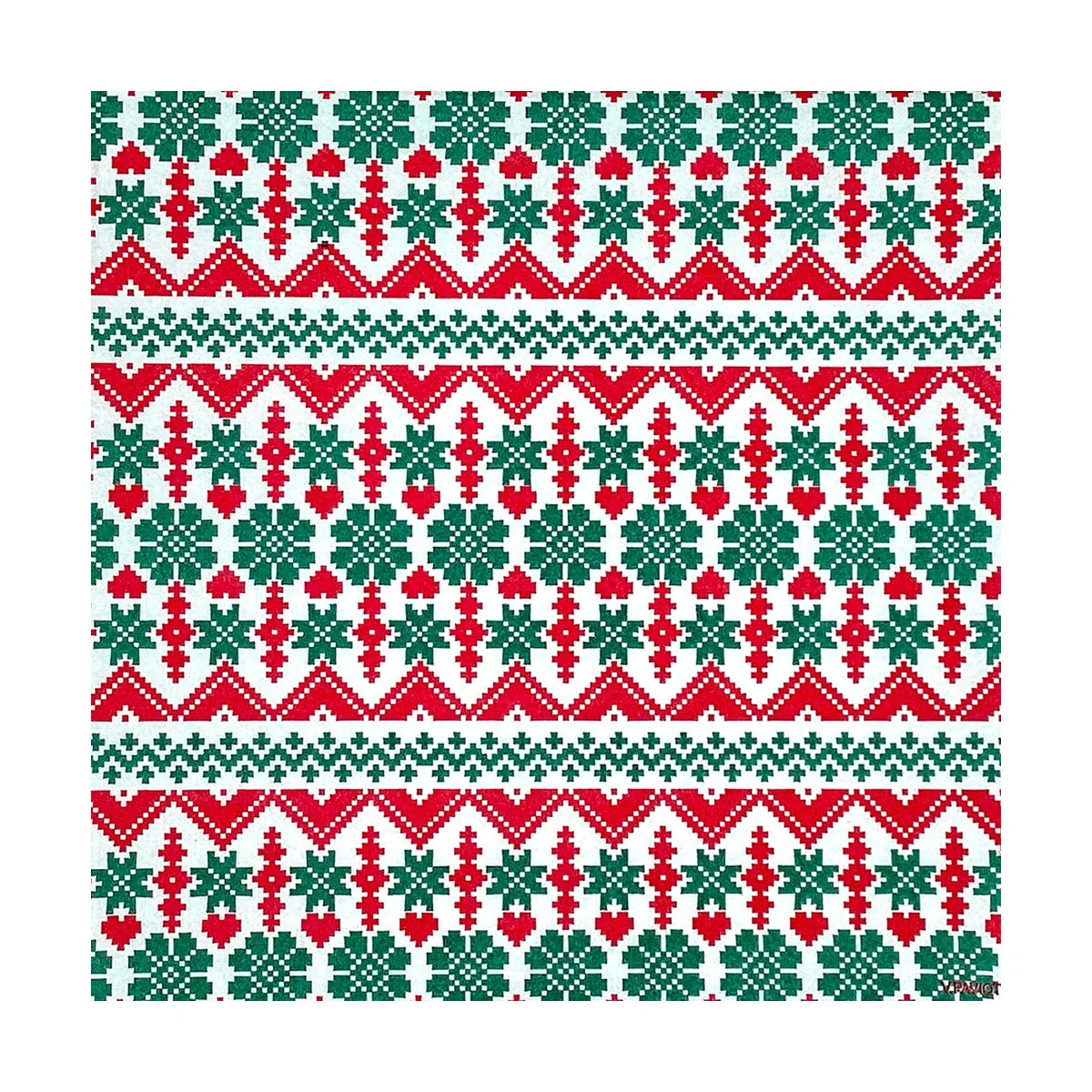 Dinner Napkins - Françoise Paviot - Jacquard Vert