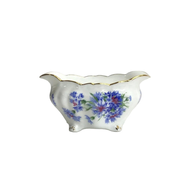 Vintage Hammersley Cornflower Blue Sugar Bowl