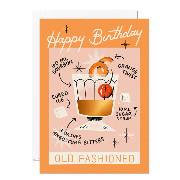 Old Fashioned Design Greeting Card
