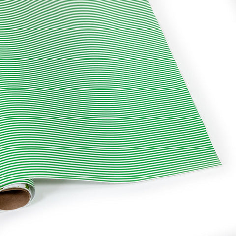 Oxford Stripe Green Roll Wrap