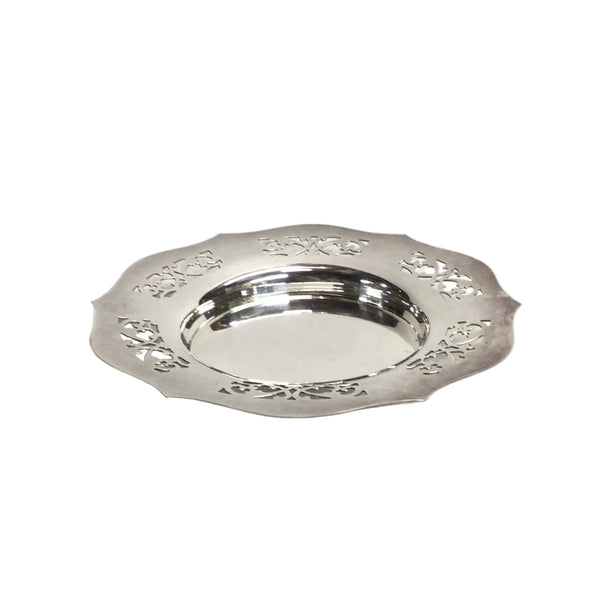 Vintage Round Silver Coaster